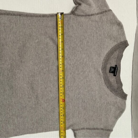 Club Monaco * Wool Cashmere Angora Gray Sweater Dress EUC - Picture 14 of 15